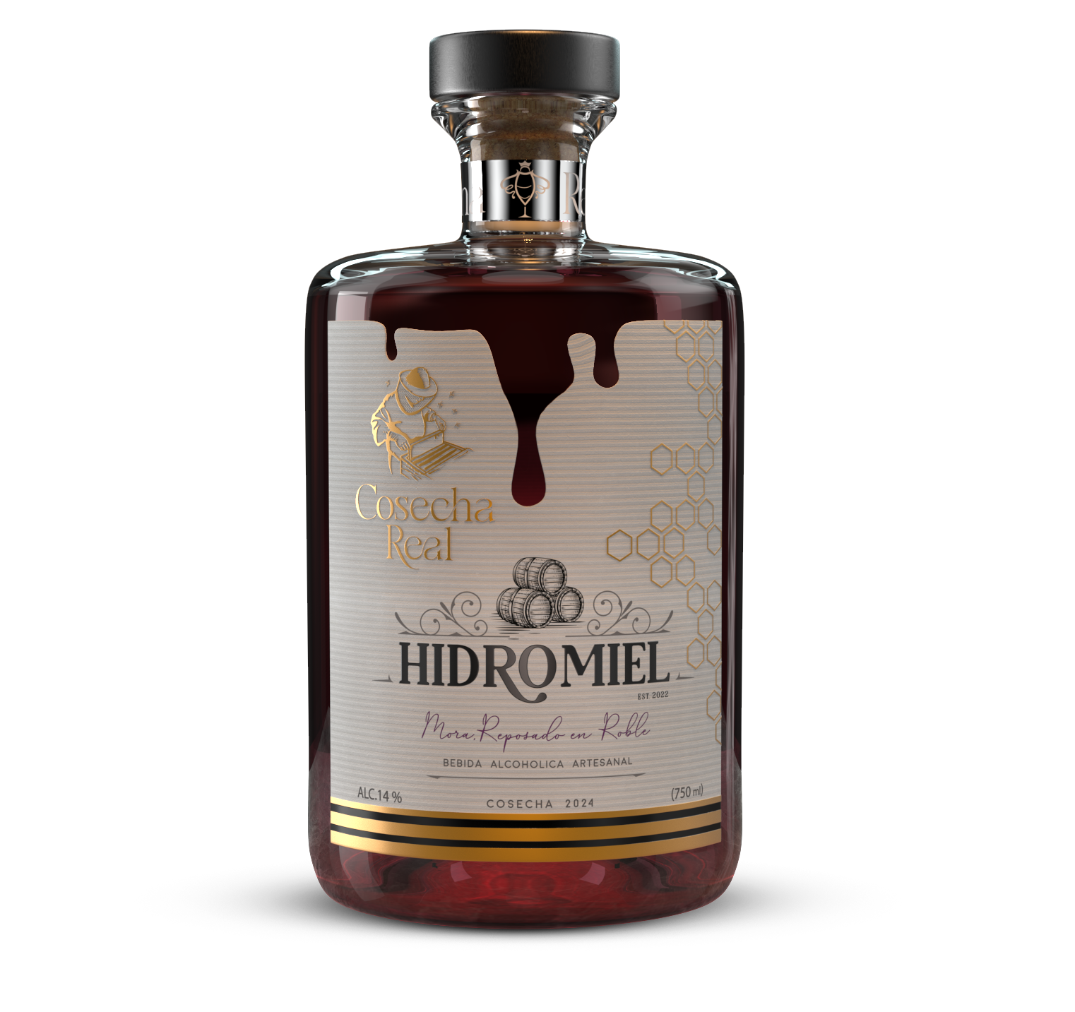 Botella Premium Mora Roble